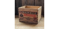 Caisse bois whisky écossais Drambuie Liqueur Co. 